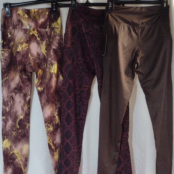 NEW with tags Tahari Sport Leggings with Side Pockets – Size S – Lot of 3 - Picture 3 of 15